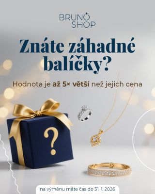 Záhadné balíčky 🎁 Dopřejte si vzrušení z rozbalování a získejte dva krásné šperky za neuvěřitelnou cenu. 💫 Uvnitř můžete...